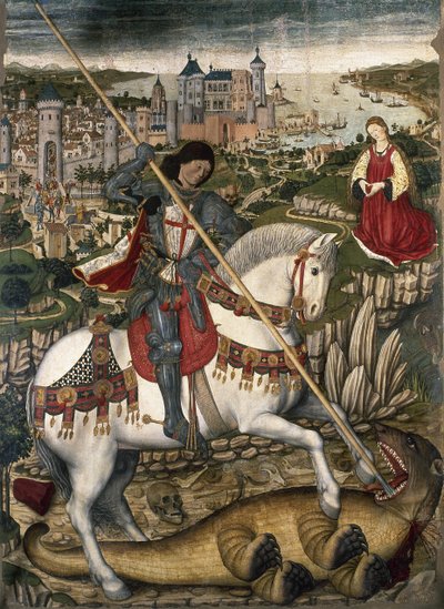 Pere Niçard, Saint George, 1470 by Spanish School